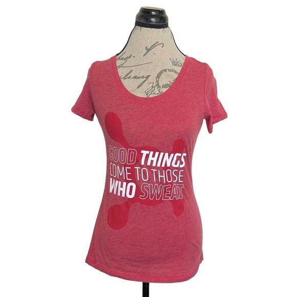 Next Level Apparel Womens Blouse Top Logo Graphic Tee Short Sleeve Size Medium - Picture 5 of 12